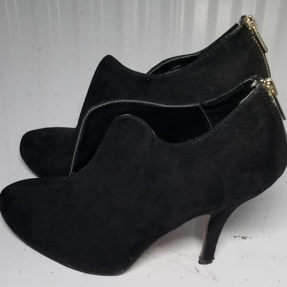 Black Heeled Ankle Boots